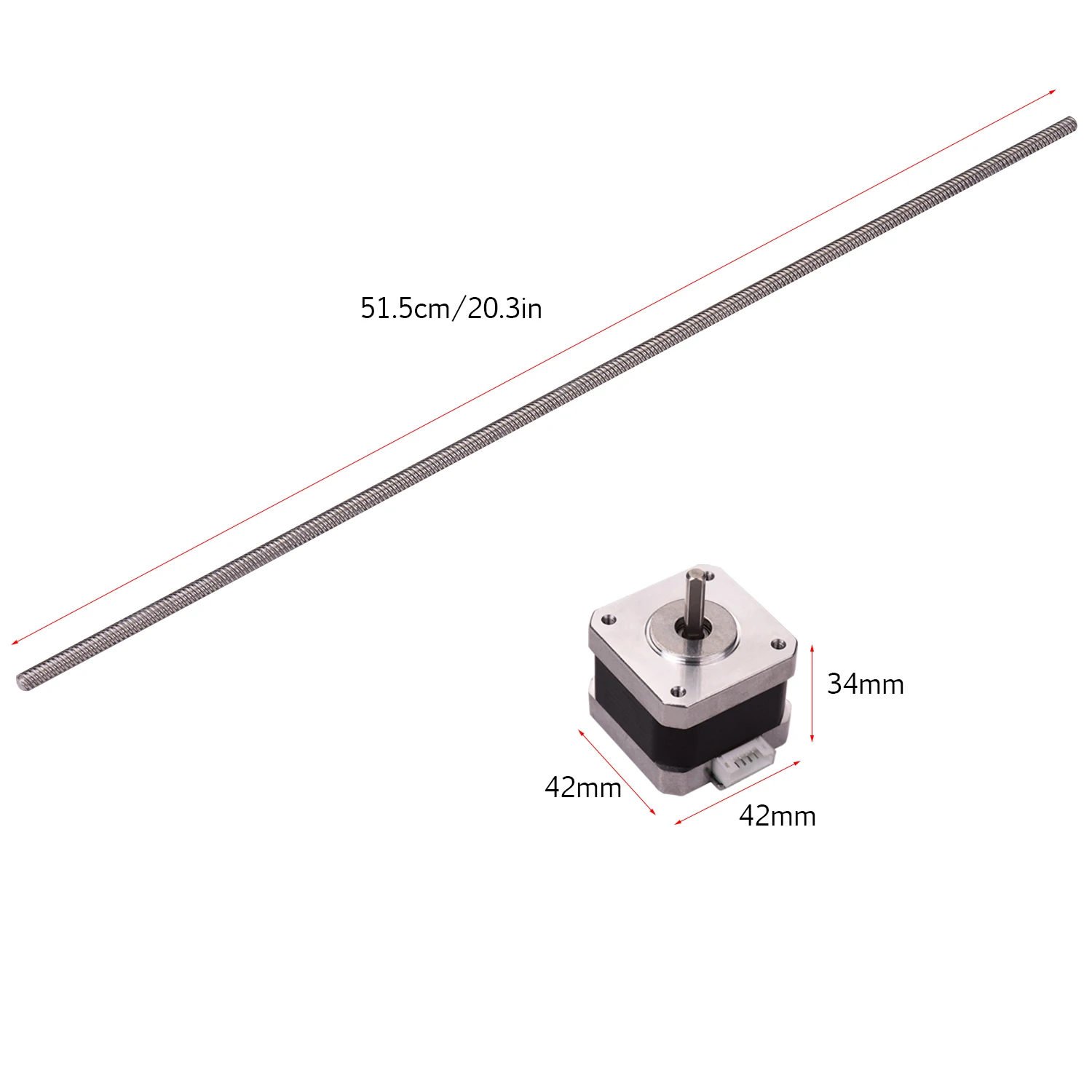 Аксессуары для 3d принтеров двойная ось Z ведущий винтовой стержень обновленный