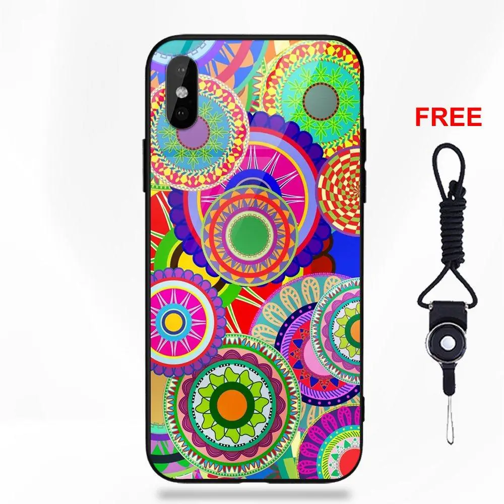 Design Colorful Flower Petal Pattern For Apple iPhone 5 5C 5S SE 6 6S 7 8 Plus X XS Max XR | Мобильные телефоны и