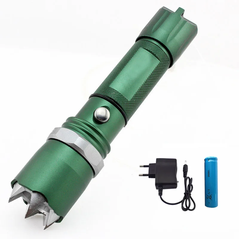 

Xpe Q5 Flashlight Self-Defense Led Flash Light Rechargeable Tactical Lamp Hunting Emergency Defensive 18650 Battery Charger