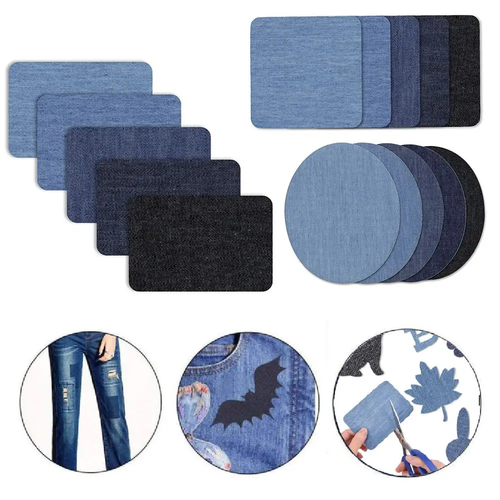 5 шт. железные джинсовые нашивки сделай сам швейные ткани для сумок одежда одежды