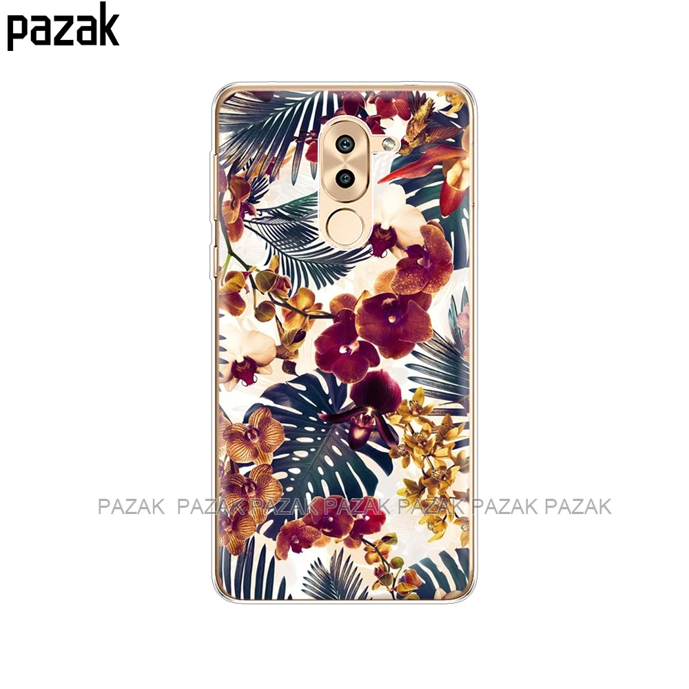 Силиконовый чехол для телефона huawei honor 6X чехлы из мягкого ТПУ задняя крышка