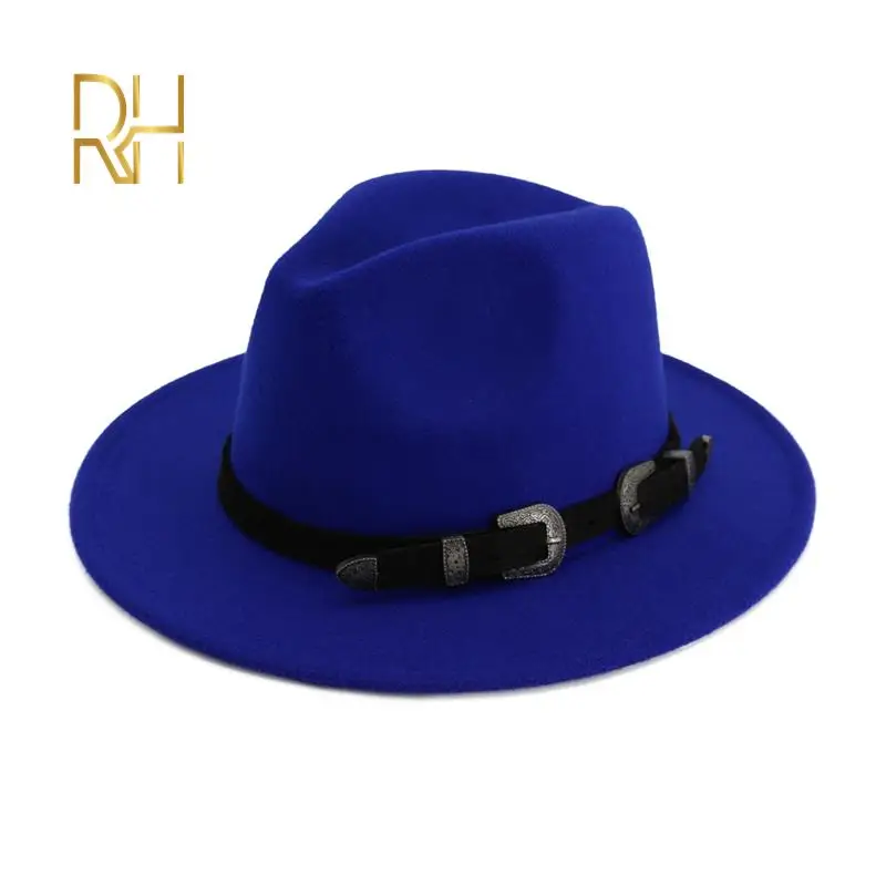 Шляпа-трилби Женская шерстяная с широкими полями и поясом | Аксессуары для одежды