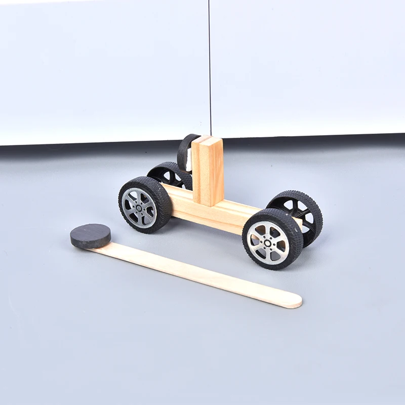 Diy Детская интеллектуальная развивающая игрушка Магнитная тележка образование