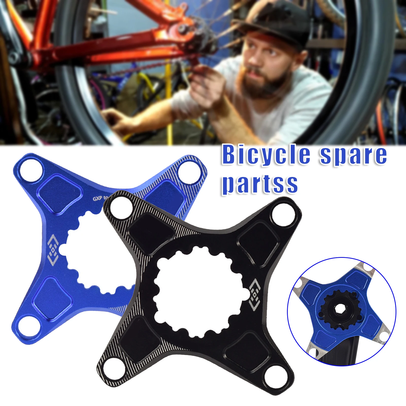 

GXP Crank BB30 Disc Bracket 104BCD Positive and Negative Gear Conversion Seat Bicycle Accessories B2Cshop