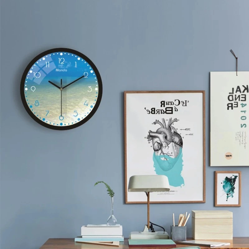 

Luminous Decorative Wall Clock 12 Inch LED Glowing Silent Large Wall Clock Modern Design Living Room Bedroom Nordic Home Decor