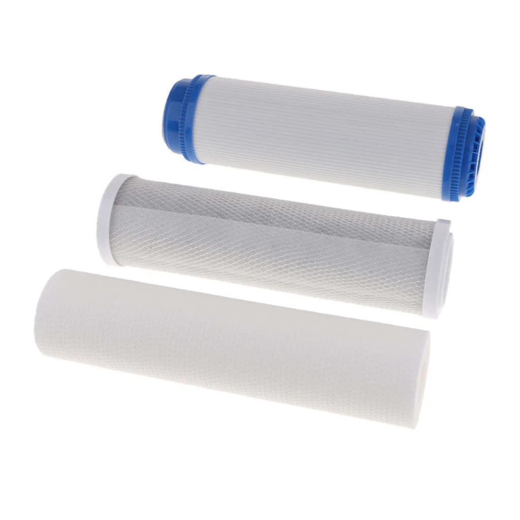 

3 Stage Water Filter System Replacement Filters CTO UDF Granular Activated Carbon Filter
