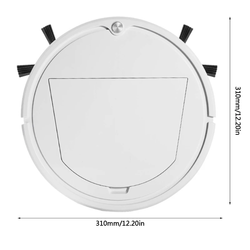 

Wireless Auto Robotic Vacuums One-button Control Super Quiet Sweeping Vacuuming Mopping Rechargeable for Marble Hardwood