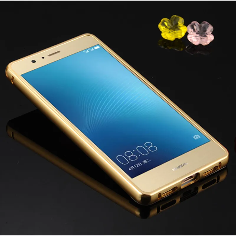 Чехол для Huawei P9 Lite зеркальный мини-чехол P9lite чехлы телефонов с алюминиевой