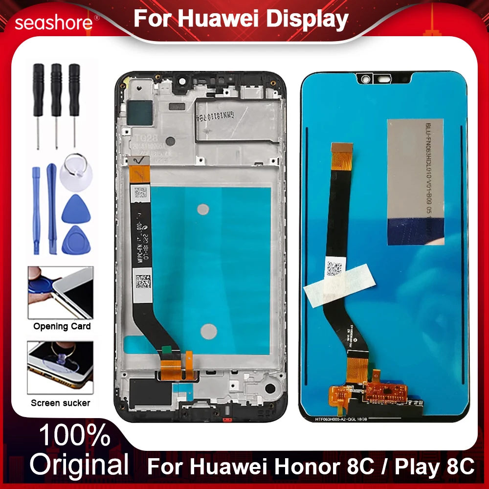 

Original Display For Huawei Honor 8C Lcd Display Touch Screen Digitizer For Paly 8 C Display Replacement Parts BKK-LX2 BKK-LX1