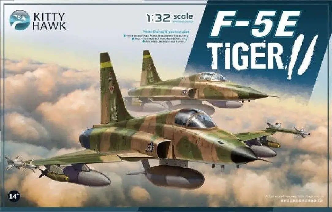 Kitty Hawk 32018 1/32 F-5E Tiger II новая Сборная модель | Игрушки и хобби