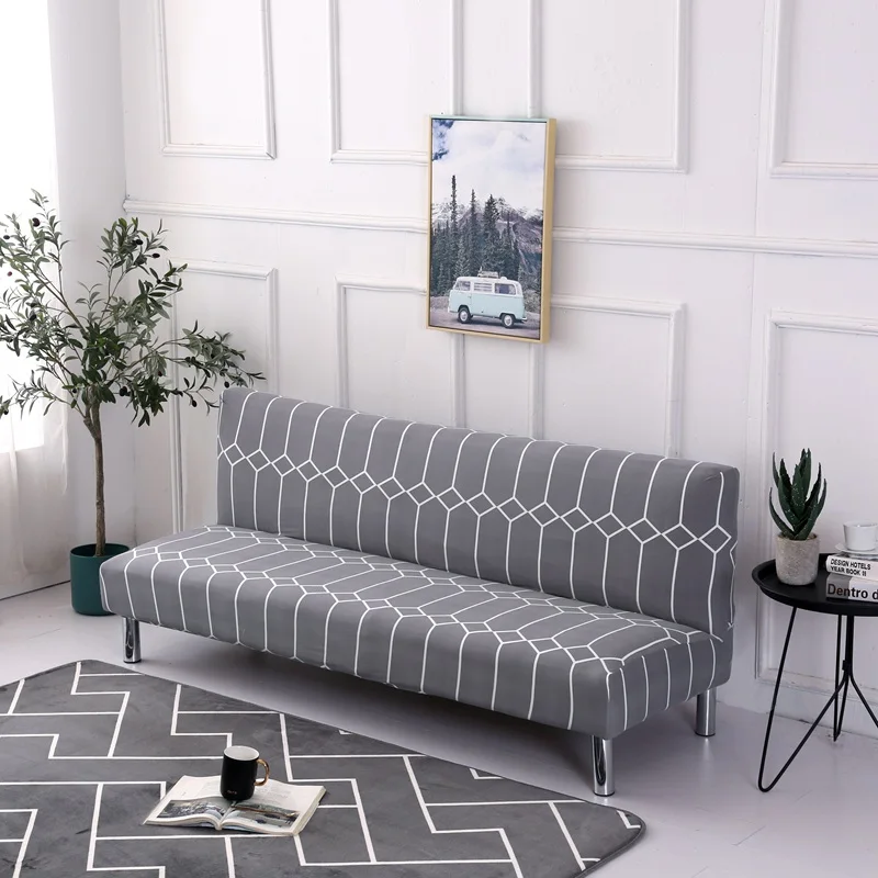 

All-inclusive Folding Sofa Bed Cover Stretch Couch Cover Tight Wrap Sofa Cover Without Armrest copridivano funda sofa
