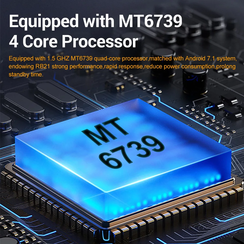 Zello 4G Network Two-Way Radio Retevis RB21 Android 7.1 GPS WIFI POC Network Radio Receiver USB Dual Sim Bluetooth-compatible HT