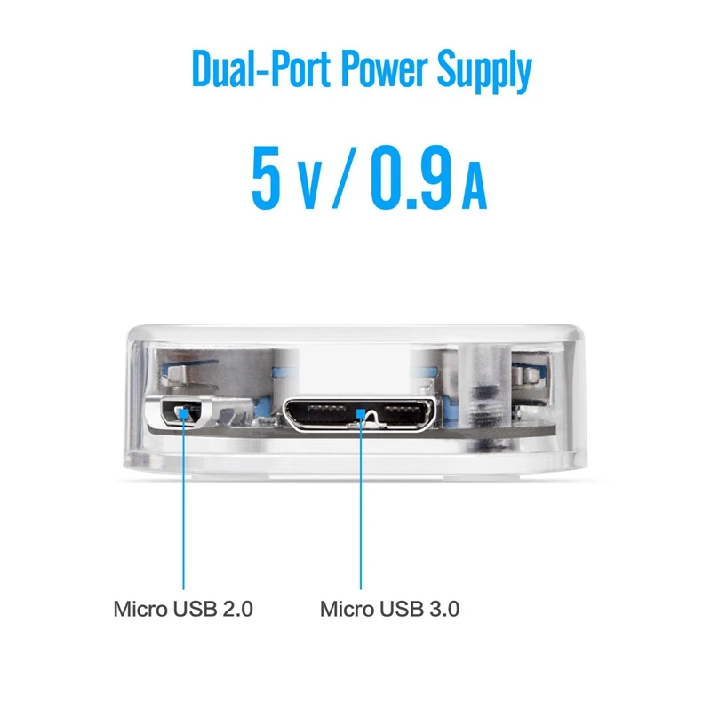 USB Hub Transparent USB3.0 Adapter 4 Port Combo TF SD Card Reader All in One for PC/Laptop | Компьютеры и офис