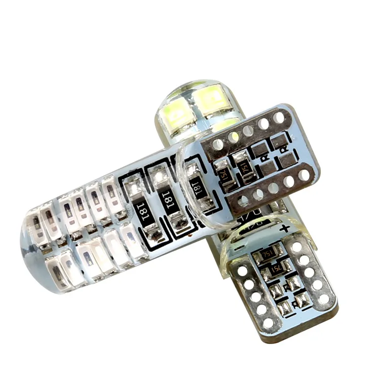 Автомобиль Мотоцикл T10 силиконовый Маркер СВЕТОДИОДНЫЙ дорожный фонарь W5W