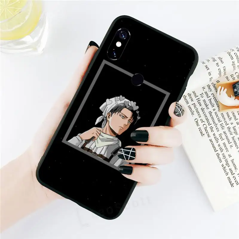 

Attack On Titan Levi Ackerman Phone Cases For Xiaomi Redmi note 7 8 9 t k30 max3 9 s 10 pro lite
