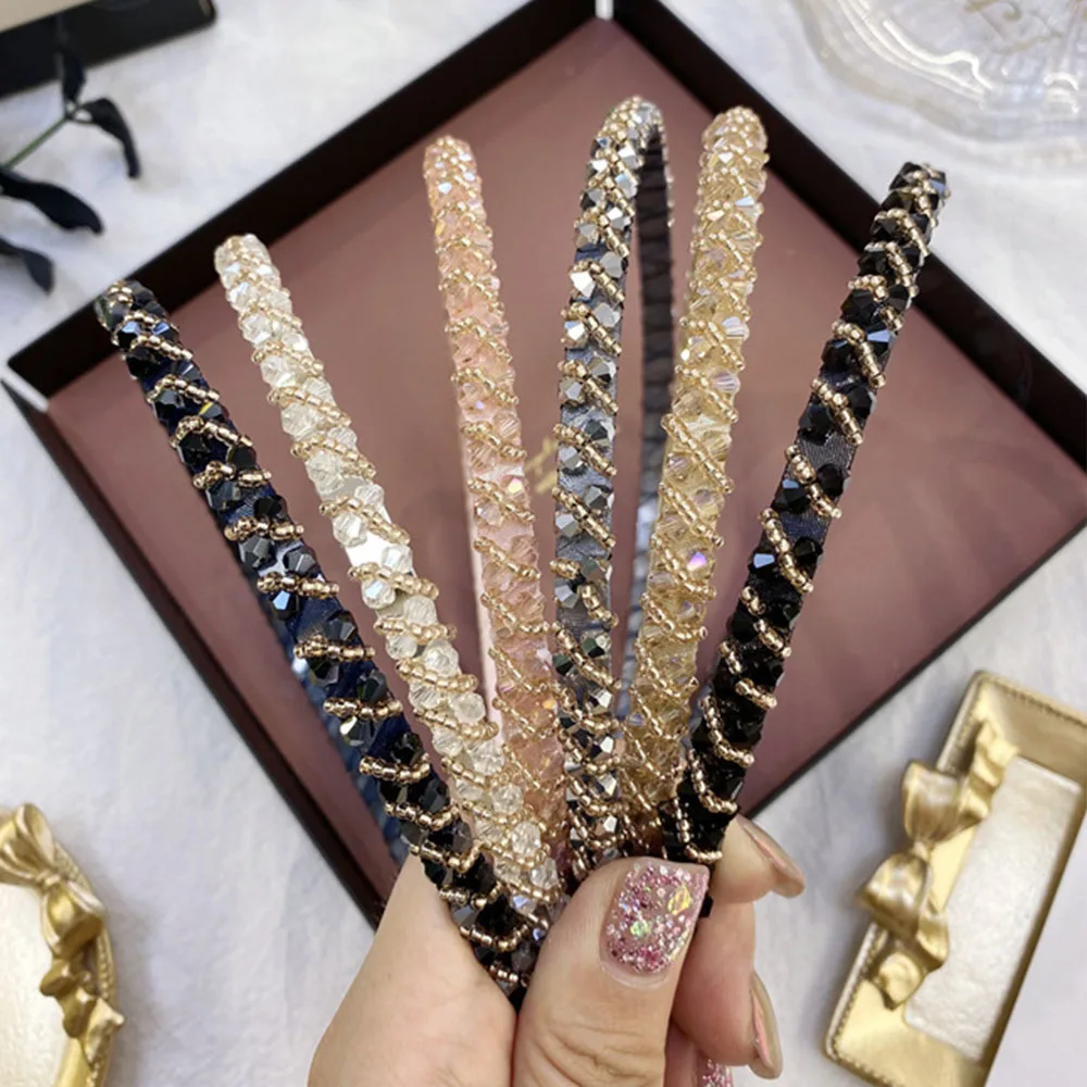 Новая повязка на голову с кристаллами супер фея Полные Стразы обручи для волос