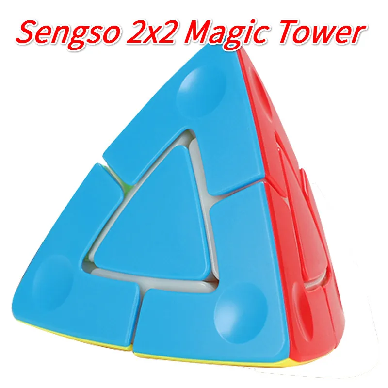 

Shengshou Magic Tower Cube 2x2 3x3 Tower Magic Cube Sengso 3x3x3 Rice Dumpling Magic Cube Puzzle Mastermorphix 2x2x2