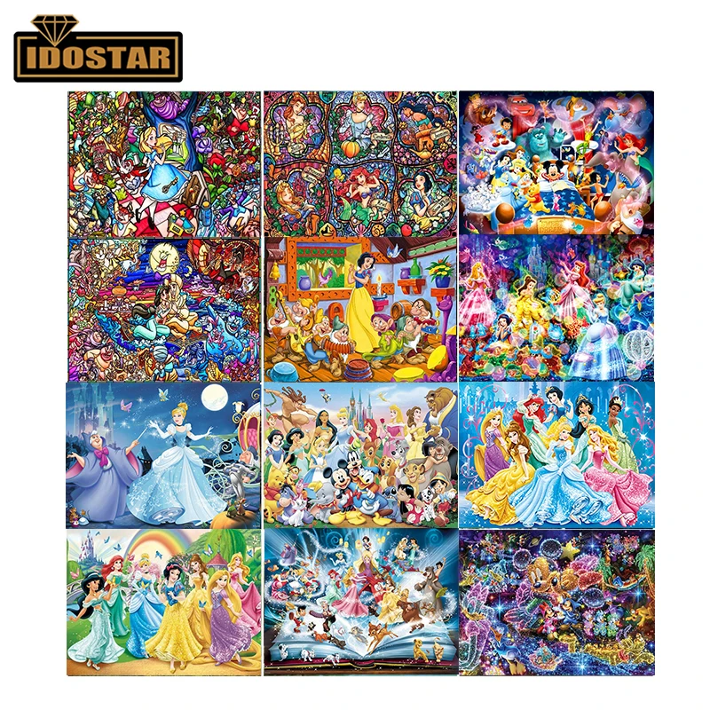 Полностью квадратная Алмазная картина фантазия принцесса 5D алмазная вышивка