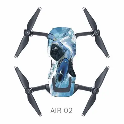 02 ПВХ водонепроницаемый стикер Drone корпус оболочки защиты кожи наклейки для DJI MAVIC AIR 20J Прямая поставка - Цвет: 02