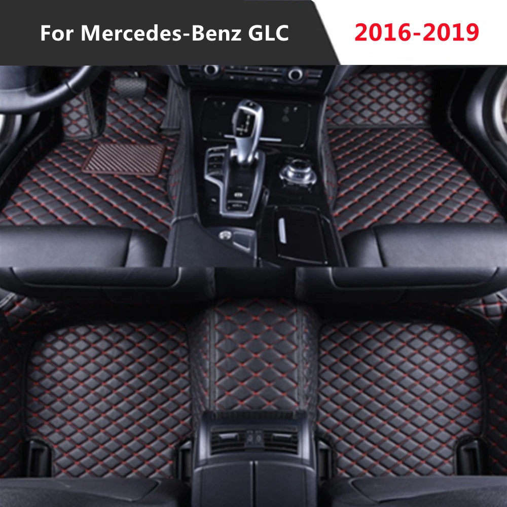 

Кожаный коврик для автомобиля Mercedes-Benz GLC (2016-2017-2018-2019 года), под заказ