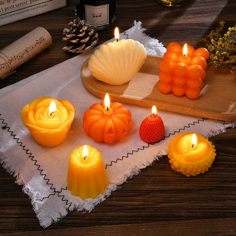 

Creative soy wax fruits aromatherapy candle smokeless house decorative aromatic candles for living room scented candles for home