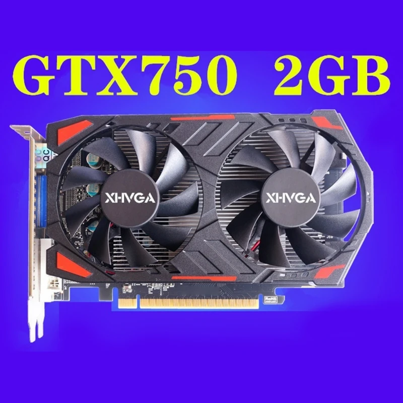 

GTX750 2GB 128Bit GDDR5 Graphics Card Original Used 5400 Video Cards for NVIDIA VGA Geforce GTX 1020 HDMI-compatible DVI