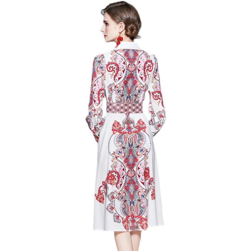 

COIGARSAM Print Women dress New Dresses Design And Color 8868