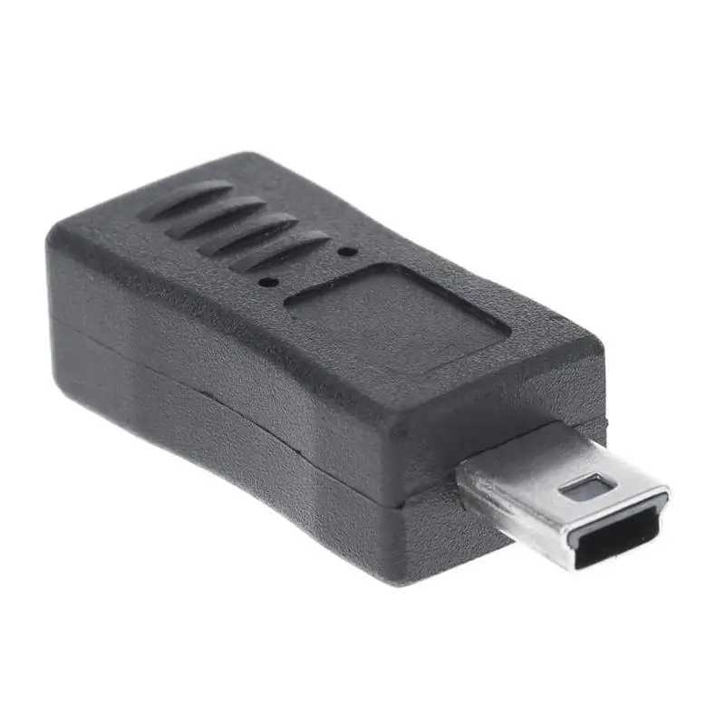 

Mini USB Male to Micro USB Female Date Sync Converter Adapter Mini USB to Micro USB Charging Connector for Smart Phone PVC New