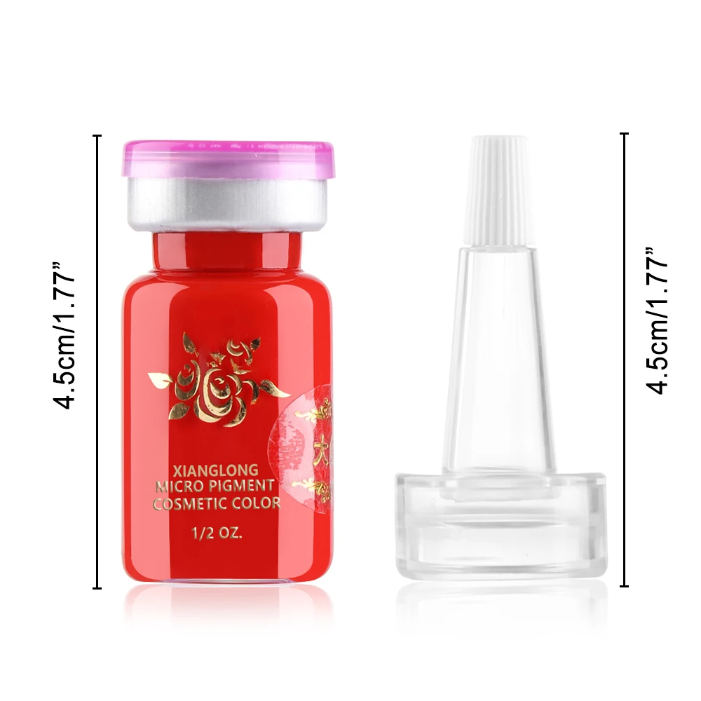1Bottle Multicolor Emulsions Semi Permanent Eyebrow Lip Liner Tattoo Ink Makeup Pigment Microblading Beauty Tool Supplies | Красота и