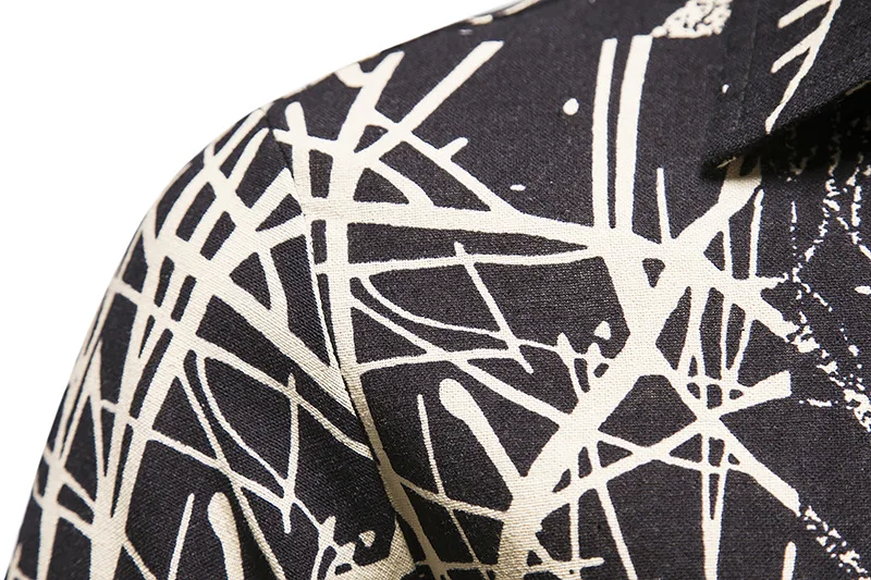 Мужская гавайская рубашка с коротким рукавом винтажная уличная одежда в стиле