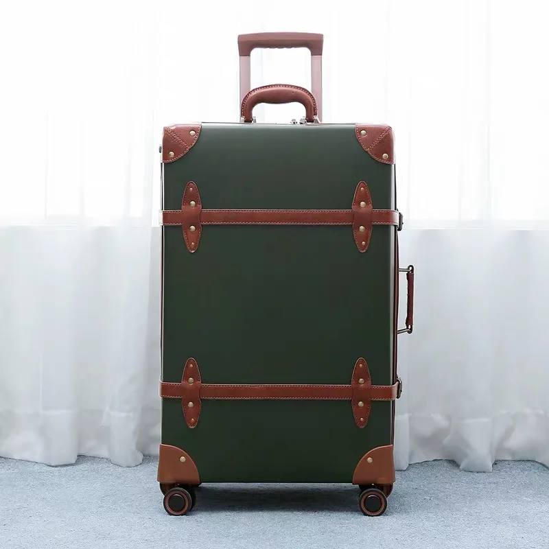 Travel tale 2" 24" 2" 28" дюймов для женщин на вращающихся колесиках путешествия мужские шорты для купания сумка чемодан набор в коробке в винтажном стиле тележки для багажа на колесах - Цвет: only luggage
