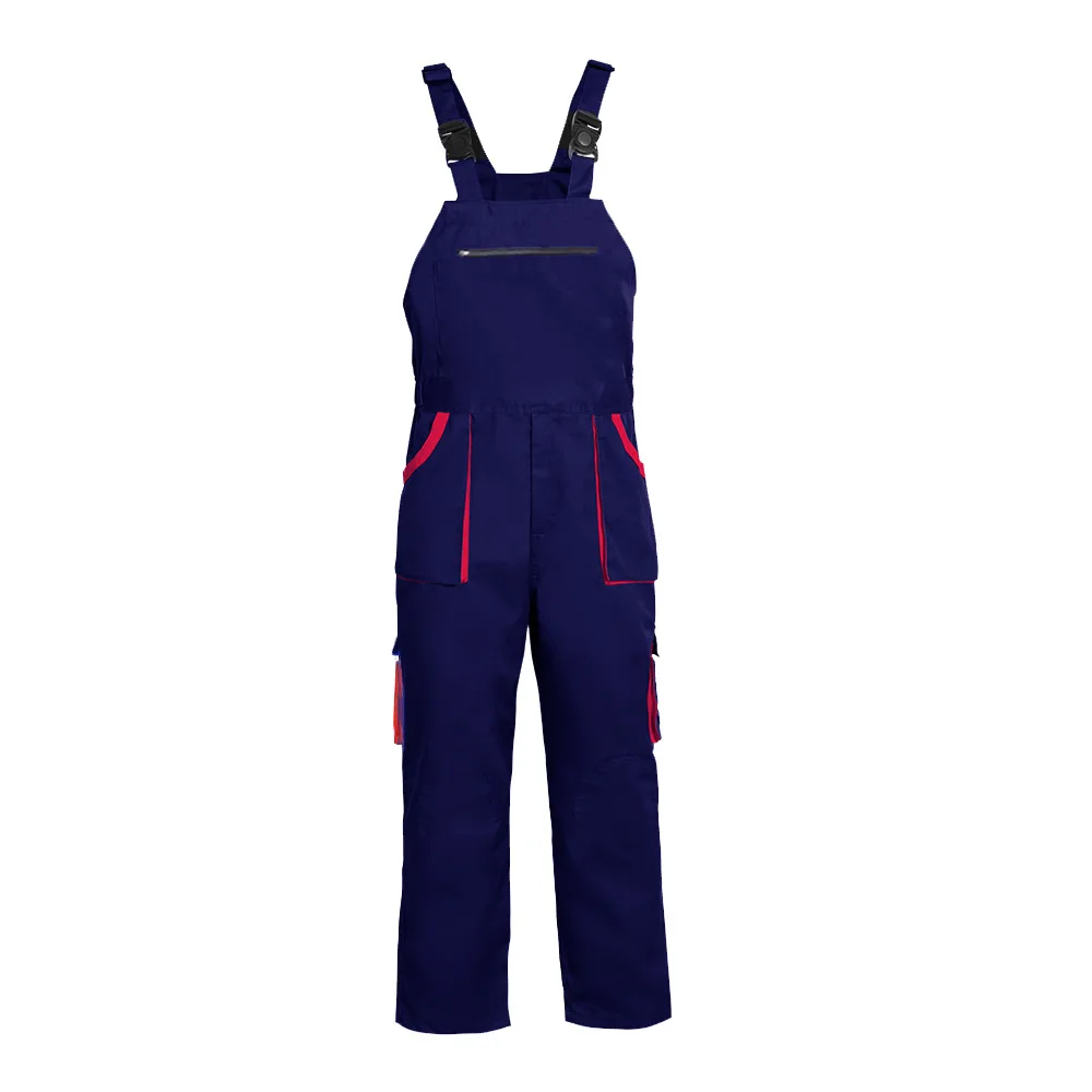 Bib Overalls Men Women Work Clothing Plus Size Protective Coveralls Strap Jumpsuits with Pockets Uniforms Sleeveless Pants | Безопасность