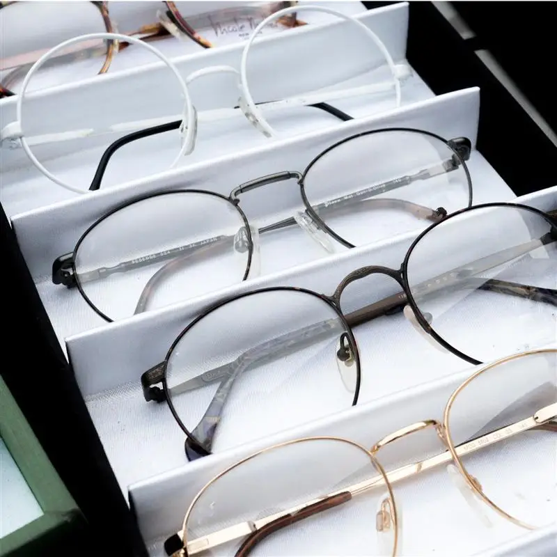 

2pcs 18 Grid Sunglasses Storage Box Organizer Glasses Display Case Stand Holder Eyewear Eyeglasses Box Sunglasses Case