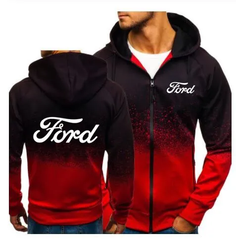 Толстовки для мужчин Ford автомобильные брелки с логотипом принт повседневные