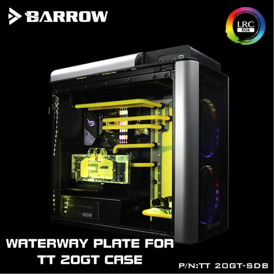 

Barrow TT 20GT-SDB, Waterway Boards For TT LEVEL 20GT Case, For Intel CPU Water Block & Single/Double GPU Building
