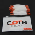 Хлопковые предварительно загруженные 20 полосокпакет, простые в использовании кружевные хлопковые органические хлопковые аксессуары для перестройки хлопка сделай сам