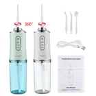 CkeyiN Ирригатор для полости рта USB Перезаряжаемые водяной Флоссер переносная зубная вода Jet 240 мл резервуар для воды Водонепроницаемый зубная щетка 3 Скорость