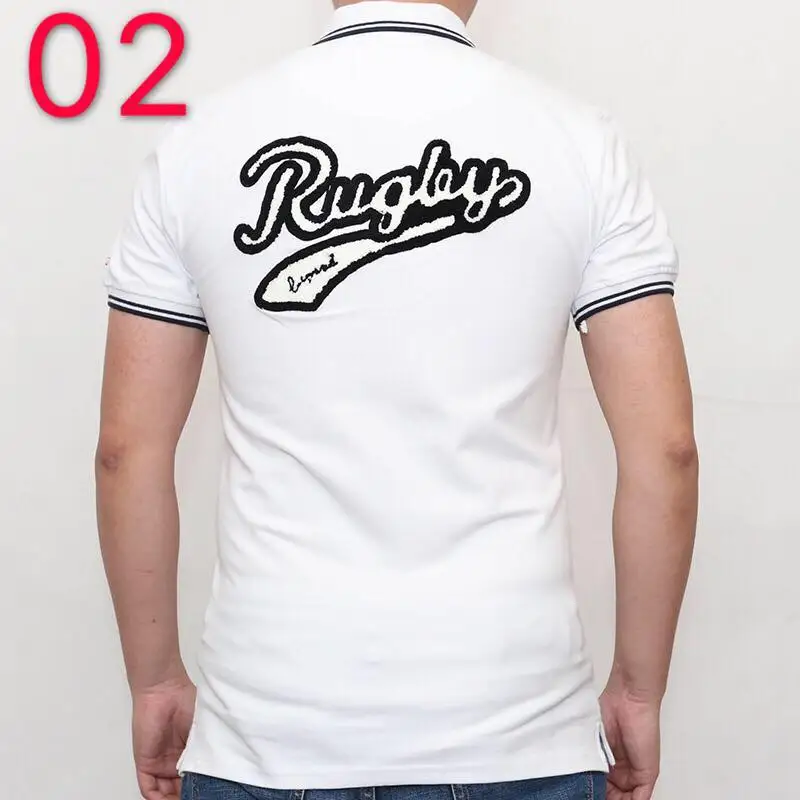Hombre eden park Топ для мужчин с коротким рукавом Повседневная рубашка для регби camisa вышитая eden park polo мужская Тонкая однотонная хлопковая