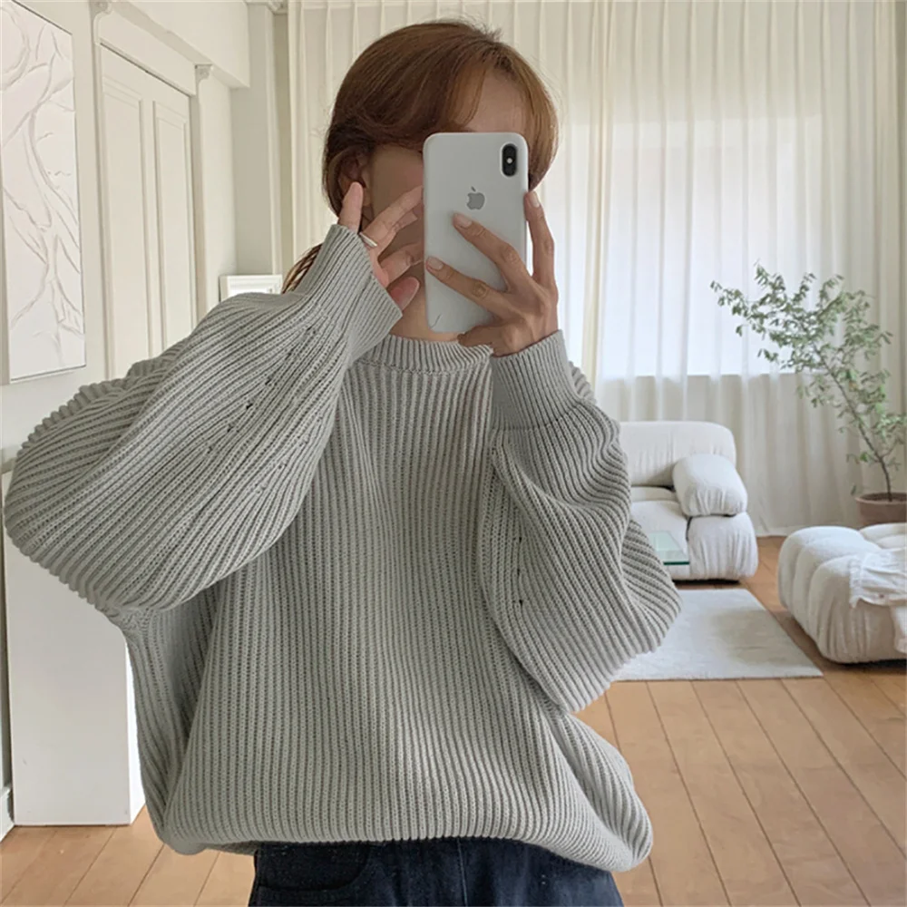 

동대문 13 Colors Basewear Solid Warm Women Sweaters Soft OL Thicken Bottoming Autumn Chic High Quality New Jumpers