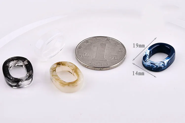 Японский и корейский имитирующий мраморный каучук небольшой эллиптический DIY