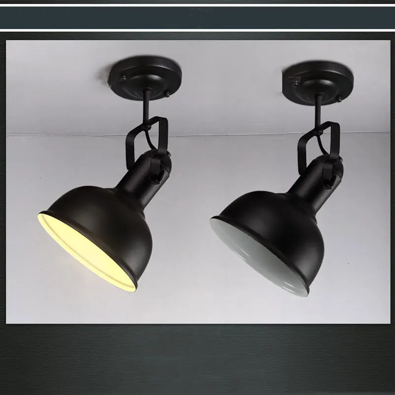 Потолочный светильник Скандинавское потолочное освещение Современная черная