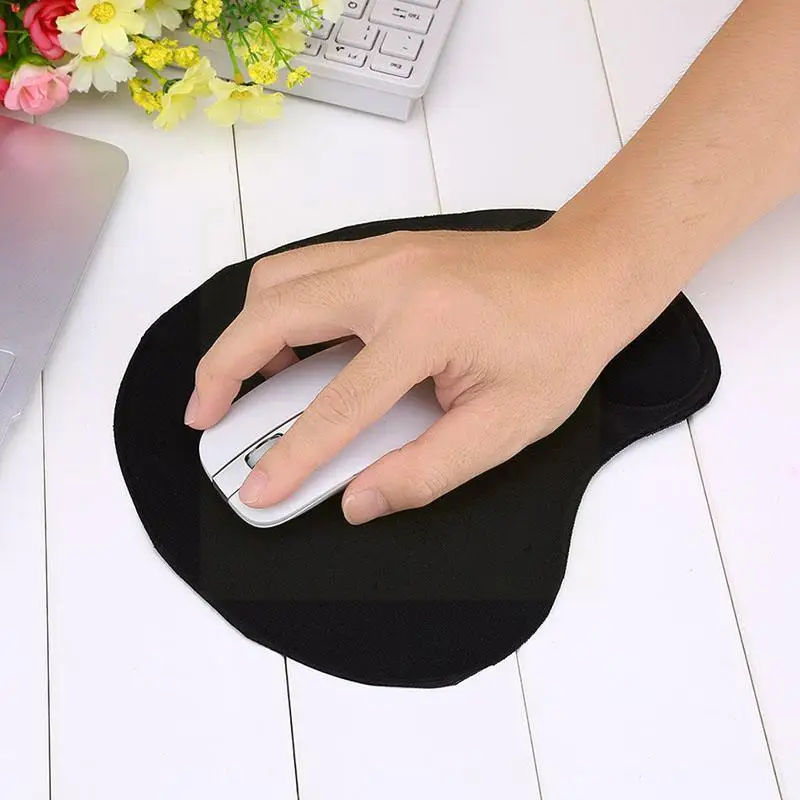 

1pcs Mouse Pad Gaming Soft Cushion Table Mat New Non-slip Rest Fibre Wrist Comfortable Superfine Pad Hand with Memory Rest S8U2