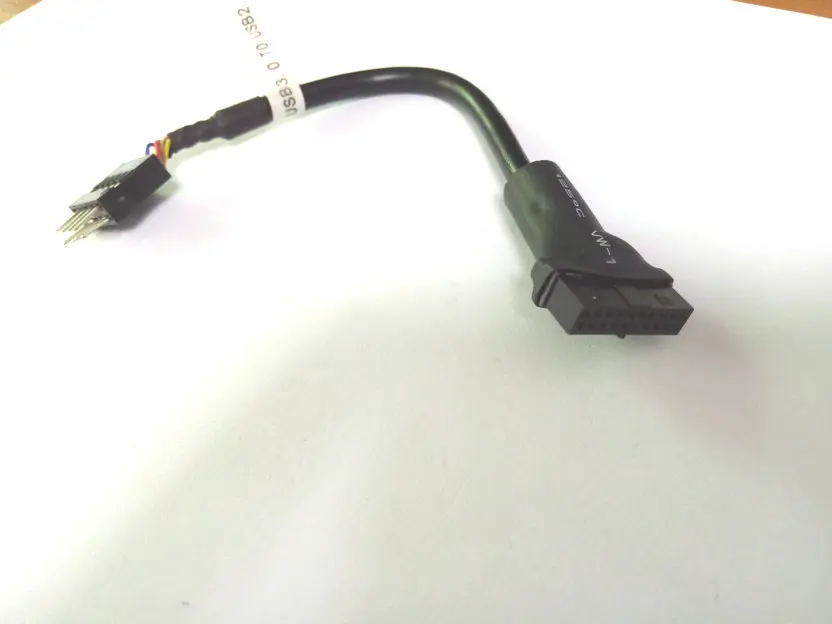 

100 шт. USB 3,0 20-штыревой разъем типа «папа» до 2,0 9-контактный Женский Материнские платы разъем новый