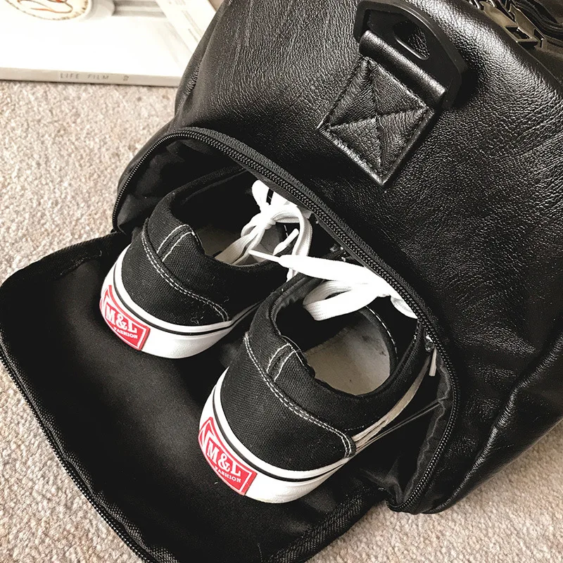 2021 New Style MEN'S Travelling Bag Cylinder Waterproof Handbag Large Capacity Airplane Luggage Bag Sports Gym Bag