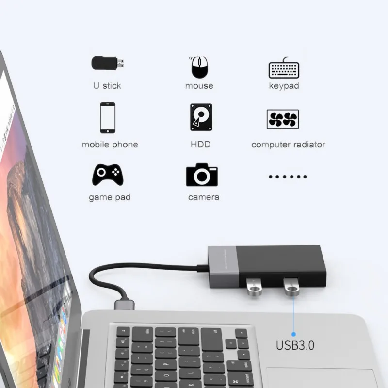 Мультимедиа SD-кардридер USB 3.0 адаптер памяти CF с возможностью одновременного чтения карт для TF XQD on.