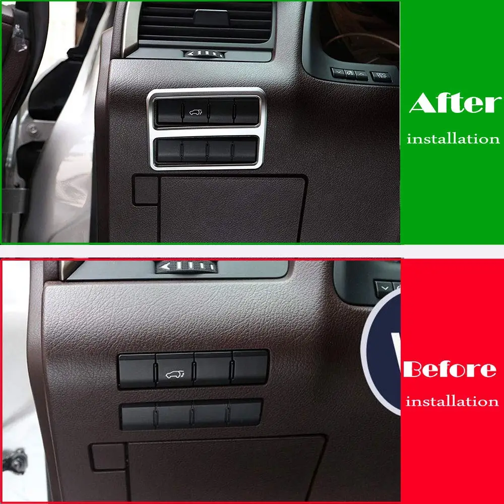 For Lexus RX Headlight Switch Button Cover Trim Sticker ABS Chrome Car Interior Modification Accessories | Автомобили и мотоциклы