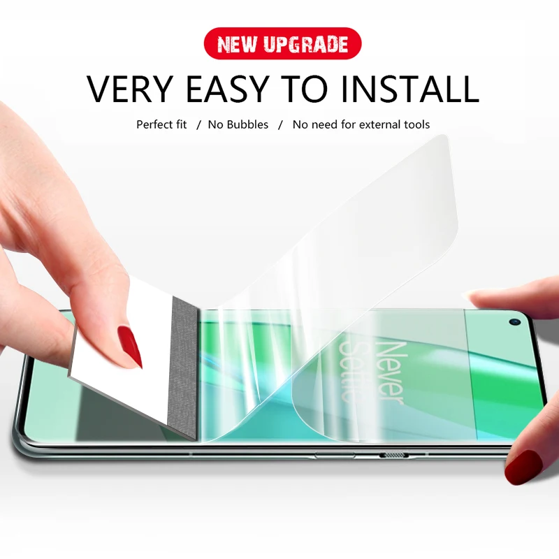 Гидрогелевая пленка для oneplus nord 2 CE N10 7 8 9 pro Защитная экрана one plus 6 5 3 T зеркальное не