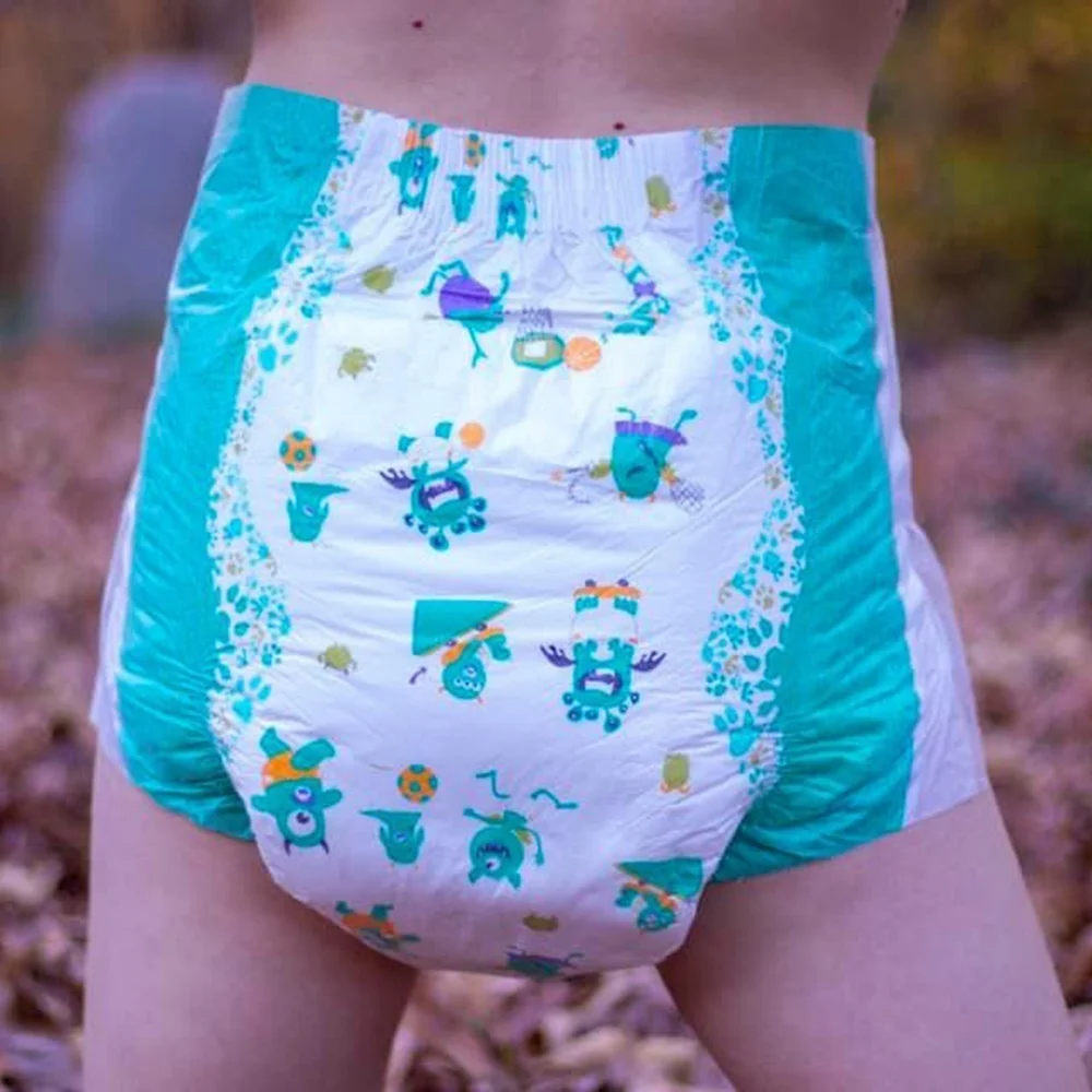 3 дизайна ABDL подгузник для мальчиков взрослых 6 шт. высокая поглощающая