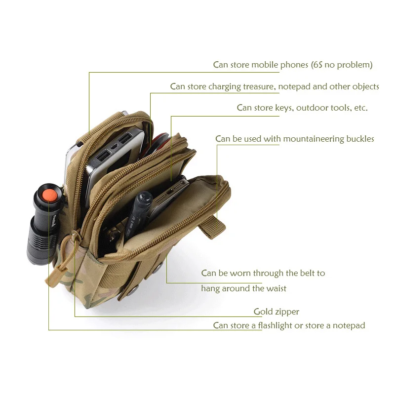 2L Тактическая Военная поясная сумка для улицы верховой езды бега охотничьи