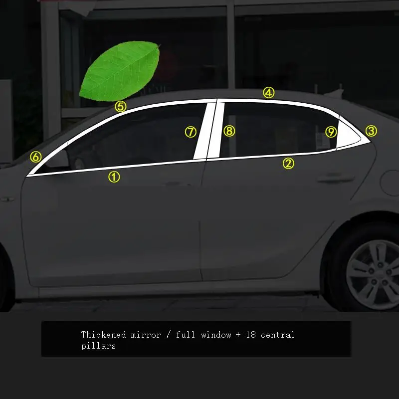 Декоративная наружная наклейка автомобильные аксессуары корпус окна 2009 2010 2011 2012
